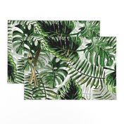 24" Bohemian  Hand Drawn Tropical Jungle Garden