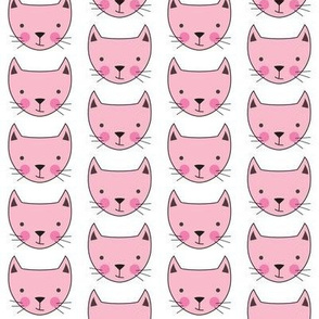 pink kitty-cat-faces-without-glasses