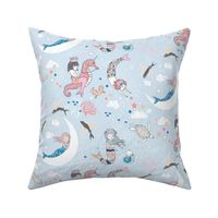 Mermaid Lullaby (blue) MED