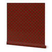 Cumming / Comyn simple red tartan, diagonal  2" 