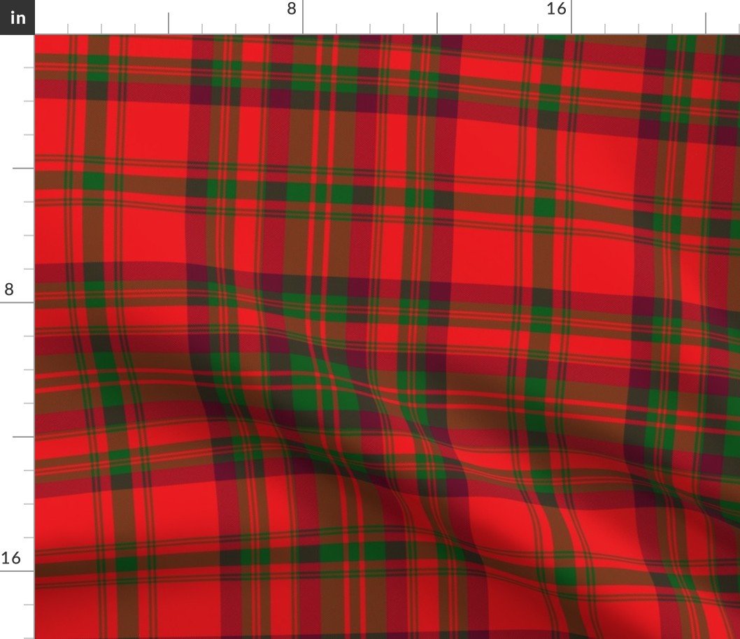 Matheson dress tartan of 1850, 12"