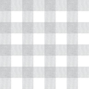 Grey plaid - safari (grey) wholecloth Fabric | Spoonflower