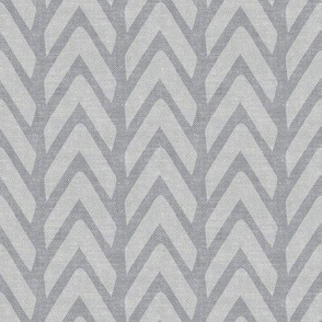 Organic Chevron - Safari Wholecloth Grey coordinate