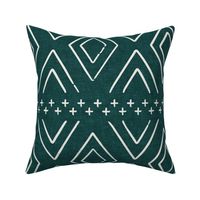 farmhouse diamonds - dark green