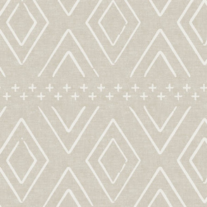 farmhouse diamonds - beige