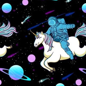 Astronaut Riding Unicorn