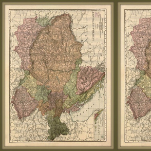 Austria-Hungary map, vintage_small