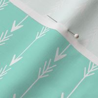 arrows fabric - mint arrows fabric, arrow fabric, mint fabric, girls fabric