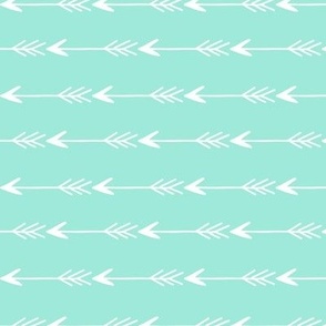 arrows fabric - mint arrows fabric, arrow fabric, mint fabric, girls fabric