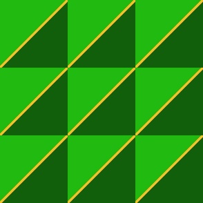 Half triangle A stripe Brigids Mantle