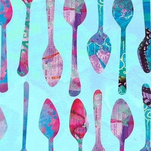 patterned spoons