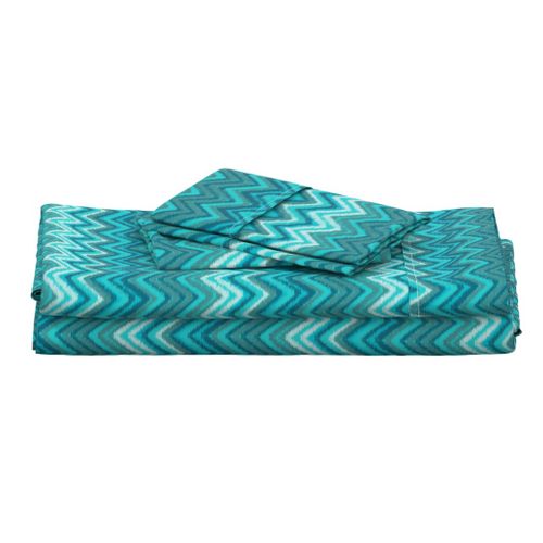 ikat turquoise