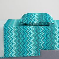 ikat turquoise