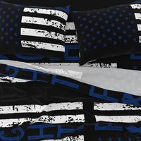 Fight//Colon Cancer//US Flag - 1 Yard Layout (MINKY)