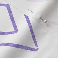 Safari Wholecloth Purple Diamonds - farmhouse diamonds - mud cloth fabric