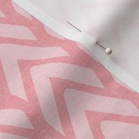 Organic Chevron - Safari Wholecloth pink coordinate