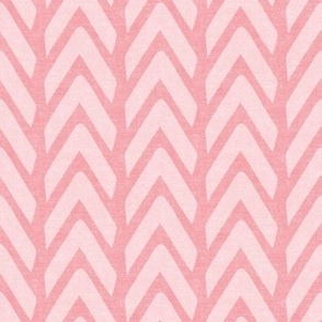 Organic Chevron - Safari Wholecloth pink coordinate