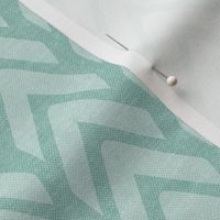 Organic Chevron - Safari Wholecloth Dark Mint coordinate