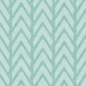 Organic Chevron - Safari Wholecloth Dark Mint coordinate