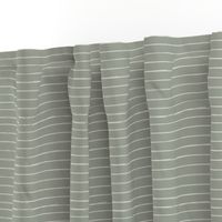 Bone Stripes on Sage Green