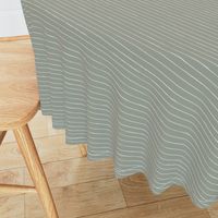 Bone Stripes on Sage Green