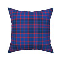 Mostly Blue Plaid with Red and Navy