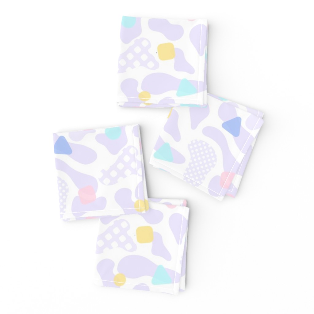 Pastel fun cow print- purple