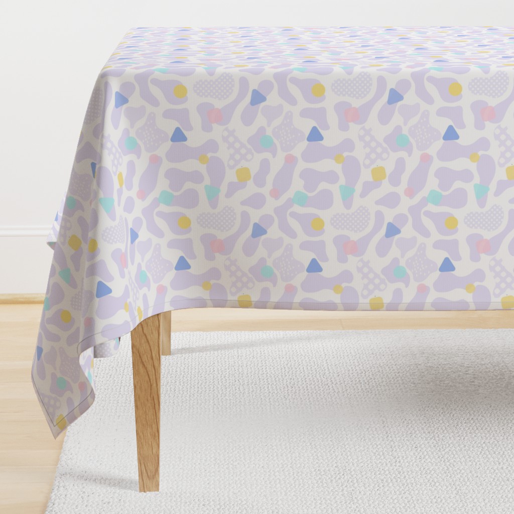 Pastel fun cow print- purple