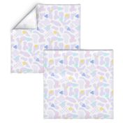 Pastel fun cow print- purple