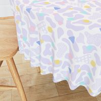 Pastel fun cow print- purple