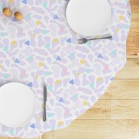 Pastel fun cow print- purple