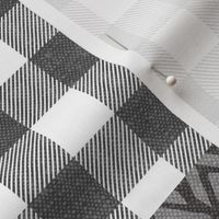 Stay Wild - Safari Wholecloth - monochrome w/ plaid