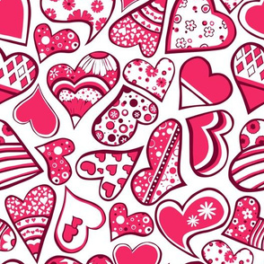 Hearts pattern