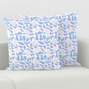 pastel cow print blue