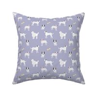 dog print purple