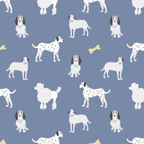 dog print navy