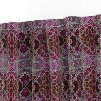 Pink, Purple, and Burgundy Abstract Patchwork # 835315