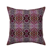 Pink, Purple, and Burgundy Abstract Patchwork # 835315