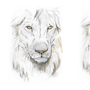 Custom Lion portrait tinted1