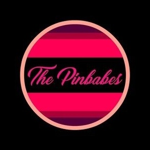 Pinbabes Pinball Team Club Pink Circle Logo