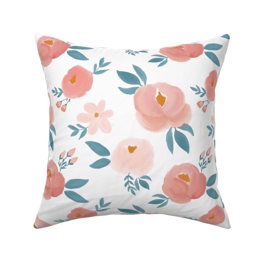 Living Coral Soft Floral 