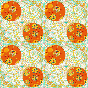 The Summer of Orange: Big Polka Dots 