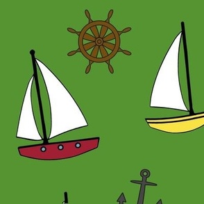 Sailing on Green - large scale