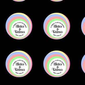 Belles and Chimes New York Logo Pastel Swirl