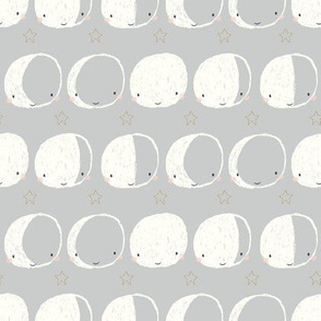 moon phases gray