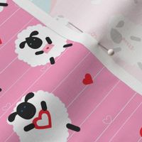 FS Adorable Valentine's Day Charm: I Love Ewe with Our Valentine Sheep Collection 