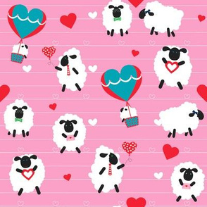 FS Adorable Valentine's Day Charm: I Love Ewe with Our Valentine Sheep Collection 