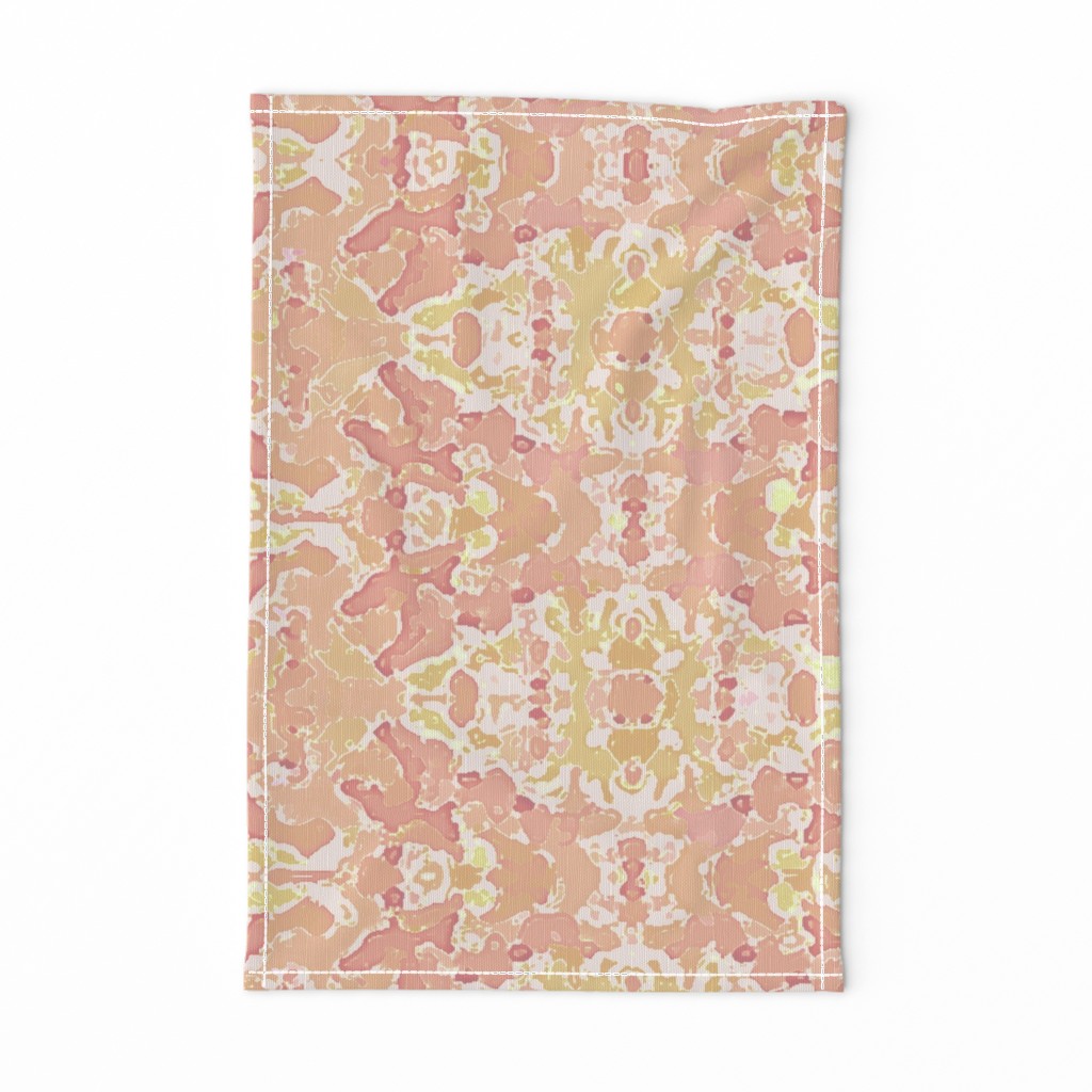 24" LARGE Blush Kilim; Sponge Texture