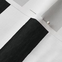 1.5” Painted Stripe - Black And white
