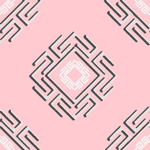 Fretwork in pink